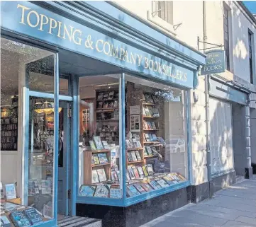  ?? ?? GOOD STORY: Topping & Company is going to develop its popular St Andrews shop.