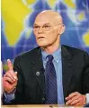  ?? Alex Wong / Getty Images ?? Democratic strategist James Carville, pictured here in 2008, has caught flak from liberals by complainin­g about “wokeness.” But he’s right about off-putting rhetoric portending off-putting policies.