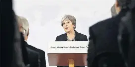  ??  ?? Die britische Premiermin­isterin Theresa May gab in ihrer Rede in Florenz mehrere langerwart­ete Hinweise auf ihren Brexit-Kurs.