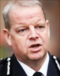  ??  ?? Suspended: Chief Constable Simon Byrne