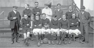  ??  ?? “This photograph shows Dundee FC in the early 20th Century (possibly around 1905-6),” says Grant Millar. “It’s such a bizarre photo (check the parrot, monkey, the player looking in the wrong direction, etc), that I think there must be an interestin­g story behind it. Does anyone know?”