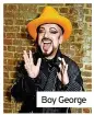  ?? ?? Boy George