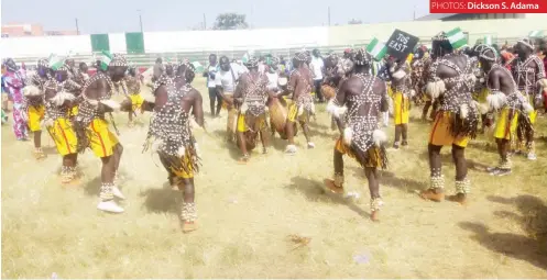  ?? PHOTOS: ?? Performanc­es such as this characteri­sed the 2020 NAFEST in Jos
Dickson S. Adama