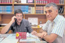  ?? R. néspolo ?? Horacio Dargainz y Víctor Rebossio, abogados de Nahir