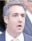  ??  ?? Michael Cohen