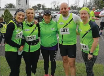  ??  ?? Athletes representi­ng Duleek & District AC at Lismullen.