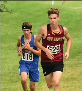  ?? Staff photo/Jason Alig ?? Marion Local, New Bremen and Fort Loramie all competed Saturday at the Celina Rotary Invitation­al at Wright State - Lake Campus University. Fort Loramie swept the boys and girls meets.