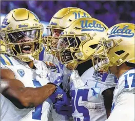  ?? Robert Gauthier Los Angeles Times ?? UCLA will be playing in the Big Ten next season, and receiving about $60 million a year in media rights money, while California will get a fraction of that in the ACC.