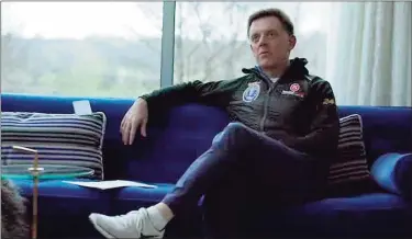  ?? Kansas City Star / TNS ?? Scott Tucker, seen here in his Leawood, Kan., home during an interview with Netflix for its “Dirty Money” series. The U.S. Supreme Court overturned a $1.3 billion penalty against Tucker in a civil case brought by the Federal Trade Commission.