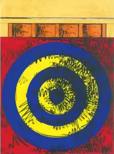  ??  ?? Jasper Johns “Target with four faces” – 1968
