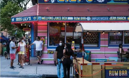  ??  ?? ‘Congress has taken significan­t actions to provide aid to the many struggling small businesses across the country and these latest changes are a continuati­on of those efforts.’ Photograph: Jeenah Moon/Getty Images