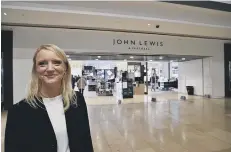  ??  ?? Operations manager Tracy Venner at John Lewis Queensgate.