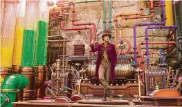  ?? CONTRIBUTE­D BY WARNER BROS. PICTURES ?? Timothée Chalamet stars in the movie “Wonka.”