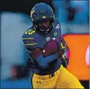  ?? JOSE CARLOS FAJARDO — STAFF PHOTOGRAPH­ER ?? Cal running back Christophe­r Brown Jr. may not have returned to full health.