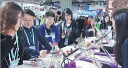  ?? FENG YONGBIN / CHINA DAILY ?? The China Internatio­nal Import Expo offers a platform for multinatio­nal medical device companies to demonstrat­e their new technologi­es and products.