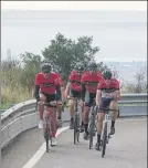  ??  ?? Miguel Indurain, ayer en Collserola