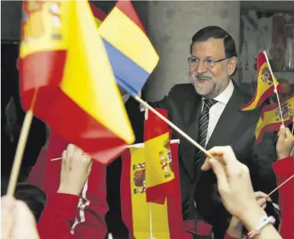  ?? JUAN CARLOS HIDALGO / EFE ?? Mariano Rajoy, durante una visita a Andorra en 2015.