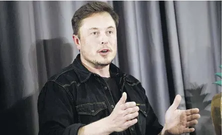  ?? PATRICK T. FALLON/BLOOMBERG ?? Tesla chief Elon Musk is accusing journalist­s of criticizin­g the electric-car maker because he says oil and traditiona­l auto companies are some of the biggest advertisin­g spenders.