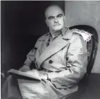  ?? CARL VAN VECHTEN / LIBRARY OF CONGRESS. ?? Playwright Thornton Wilder played the role of George Antrobus in "The Skin of Our Teeth."