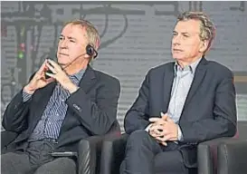  ?? (PEDRO CASTILLO / ARCHIVO) ?? Por la reelección. Juan Schiaretti y Mauricio Macri.