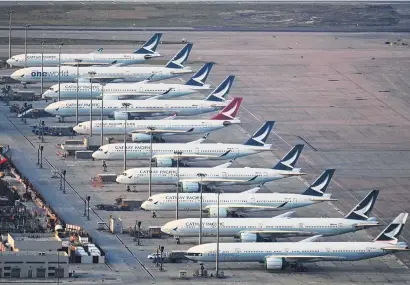  ?? PHOTO: REUTERS ?? More flights . . . Cathay Pacific’s Auckland flights are in addition to the Air New Zealand operated codeshare flights which will continue to work with Cathay Pacific to operate three flights a week in November and two flights a week in December.