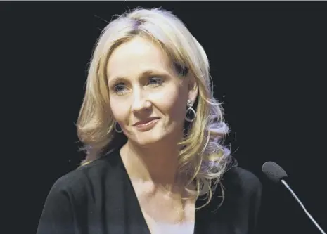  ??  ?? 0 Harry Potter creator JK Rowling suffered vitriolic abuse after comments on sex and gender