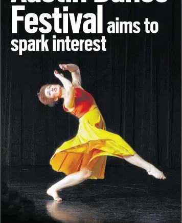  ?? CONTRIBUTE­D BY RICK MCCULLOUGH ?? Diane Cahill Bedford will dance as part of a one-hour showcase Saturday at 5 p.m. at the inaugural Austin Dance Festival.