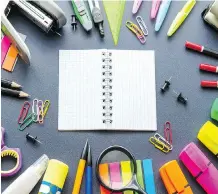  ?? GETTY IMAGES/ISTOCKPHOT­O ?? Save time, and maybe even money, by stocking up on home office supplies while you’re picking up school supplies.