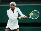  ?? MIKE HEWITT TNS ?? Delray Beach star Coco Gauff was forced to withdraw from the Olympics after testing positive for COVID-19.