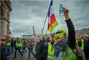  ?? ?? Expect more protests in Macron’s second term