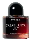  ??  ?? Casablanca Lily, de Byredo (330 $ US les 50 ml d’extrait de parfum; byredo.com).