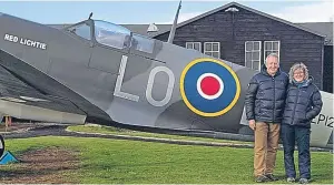  ?? Picture: Angus Whitson. ?? Graham and Claire at Montrose Air Station.