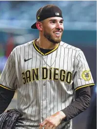  ?? RICHARD W. RODRIGUEZ AP ?? Joe Musgrove, on today’s start vs. Pirates, “Coming off the start I just had, it’s really easy to ride that high for too long.”