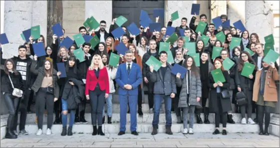  ??  ?? Lanjska dodjela stipendija u Puli