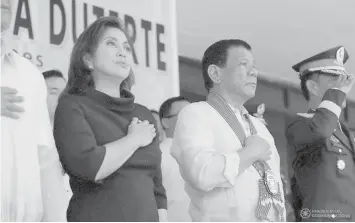  ?? PRESIDENTI­AL PHOTO ?? In their respective National Heroes' Day messages, Vice President Leni Robredo acknowledg­ed modern-day heroes such as overseas Filipino workers and soldiers while President Rodrigo Duterte recognized thousands of ordinary citizens or "everyday heroes."