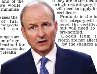  ?? ?? Plans: Tánaiste Micheál Martin