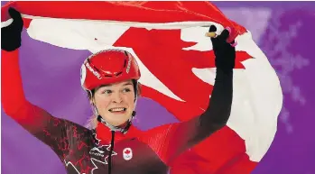  ?? LEAH HENNEL ?? Canada’s Kim Boutin said her three-medal performanc­e in short track is in part thanks to the mentorship of Marianne St-Gelais, left.