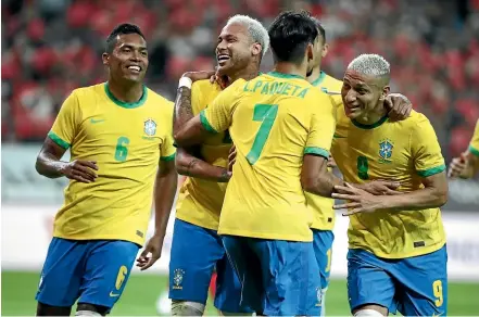  ?? GETTY IMAGES ?? Five-time champions Brazil are ranked No 1 in the world and favourites to win their first title since 2002.