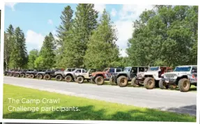  ??  ?? The Camp Crawl Challenge participan­ts.