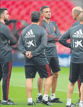  ?? FOTO: GETTY ?? Luis Enrique arranca su etapa como selecciona­dor ante Inglaterra en Wembley