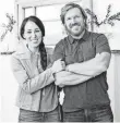  ??  ?? Joanna and Chip Gaines will be putting away the toolbox. HGTV