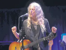  ?? Daniel pessah ?? gran performanc­e de Patti Smith, en el Kirchner