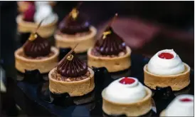  ?? TERRY PIERSON — STAFF PHOTOGRAPH­ER ?? Tarts, pudding, cakes, chocolate pops and more, as well as wines from the Temecula Valley, are on the menu for Pechanga Resort Casino’s Wine Festival & Chocolate Decadence.