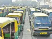  ??  ?? In August, the ruling AAP had announced a similar scheme for auto-rickshaws, which is now benefiting nearly 95,000 autos.