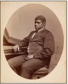  ?? (Smithsonia­n Institutio­n via The New York Times/George Kendall Warren) ?? Thomas Greene Wiggins, who performed as “Blind Tom,” became a touring phenomenon, playing his own compositio­ns and improvisin­g on the piano. Wiggins was born a slave.