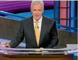  ??  ?? Alex Trebek has been the host of Jeopardy! since 1984.