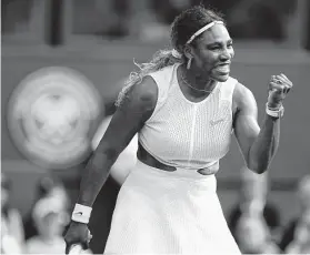  ?? Matthias Hangst / Getty Images ?? Serena Williams was selected by The Associated Press as the Female Athlete of the Decade on Saturday after a vote by AP member sports editors and writers.