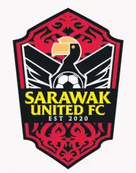  ??  ?? IMEJ BAHARU: Logo baharu pasukan Sarawak United FC digunakan ketika menentang Kedah di Stadium Pusat Latihan FAS Kompleks Sukan, Selangor malam ini.