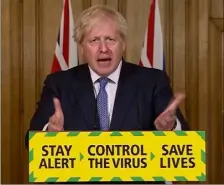  ??  ?? « Je suis vraiment, vraiment désolé, mais nous ne pouvons pas simplement prendre de risques », a déclaré, hier, Boris Johnson. (Photo EPA)