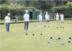  ??  ?? Horsham Park is a lovely setting for bowls